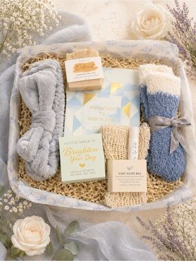 Meditation Self Care Gift Box Spa Relaxation Gift Set for Women Ready Gift